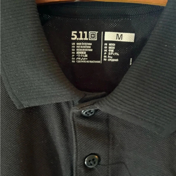 5.11 Tactical WOMEN’S PERFORMANCE SHORT SLEEVE POLO Black 2 Small, 1 Med NWT - Picture 7 of 8